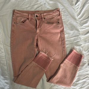 Faded Pink Jeans